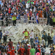 Illustration for article titled Rioting Costumed Fans Halt Australian Darts Competition